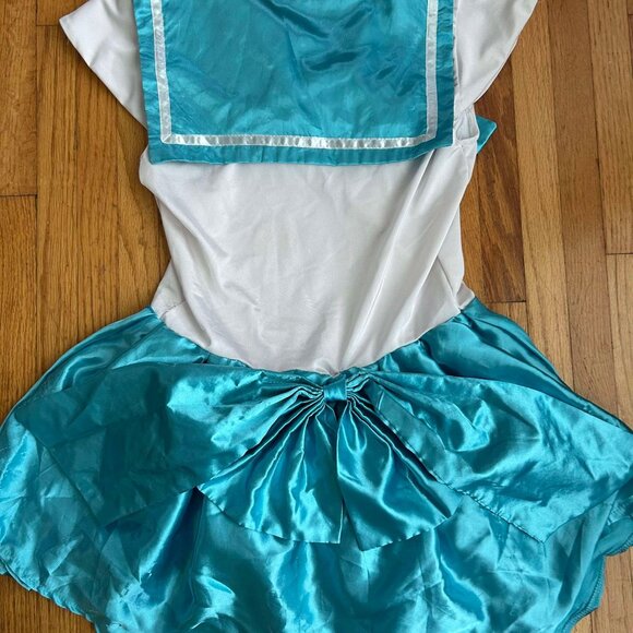 Child Costume Anime Pre-Cure White and Tarquoise Girls 11~12 - Picture 3 of 4